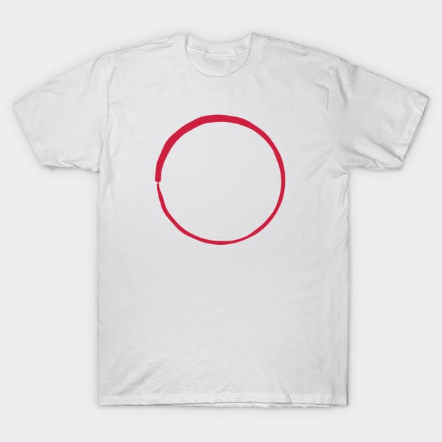2-D Circle Shirt T-Shirt by HorseGirlRescue